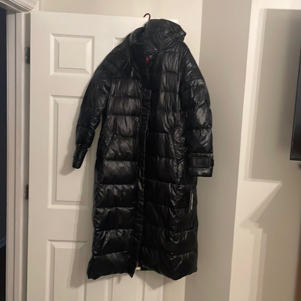 Karl Lagerfeld Paris Long Puffer Coat